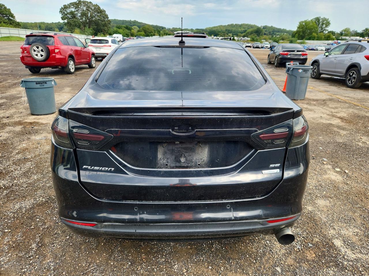2014 Ford Fusion Se Черный vin: 3FA6P0HR9ER298747