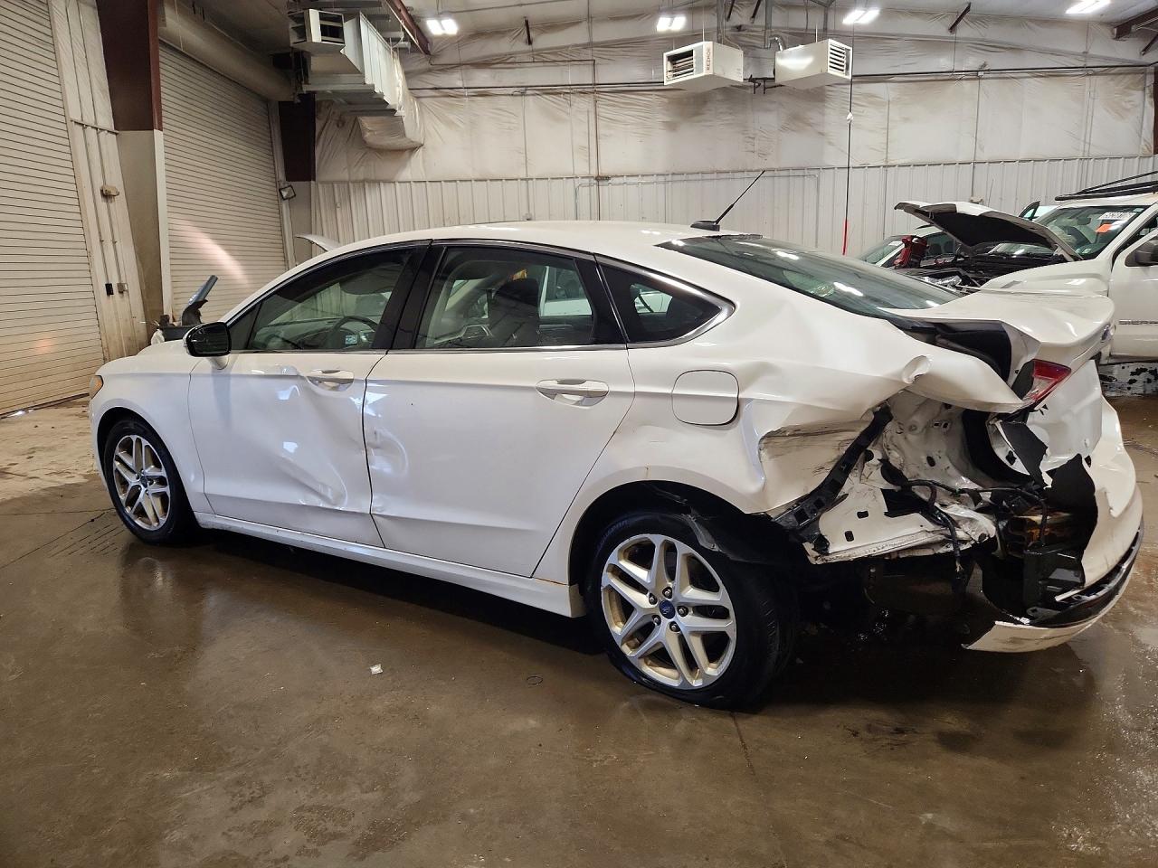 2013 Ford Fusion Se White vin: 3FA6P0HRXDR106315