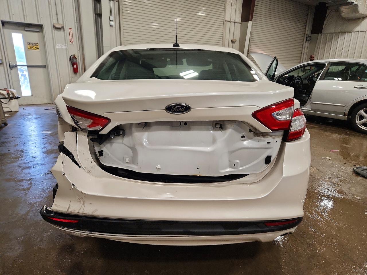 2013 Ford Fusion Se White vin: 3FA6P0HRXDR106315