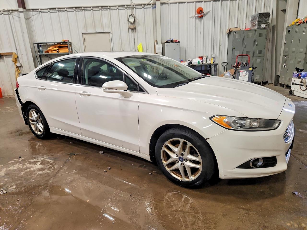 2013 Ford Fusion Se White vin: 3FA6P0HRXDR106315