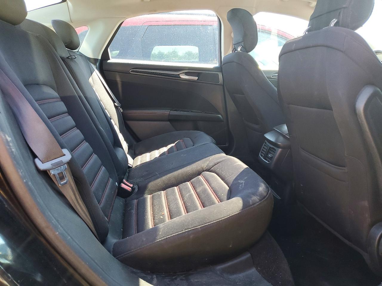 2013 Ford Fusion Se Black vin: 3FA6P0HRXDR116648