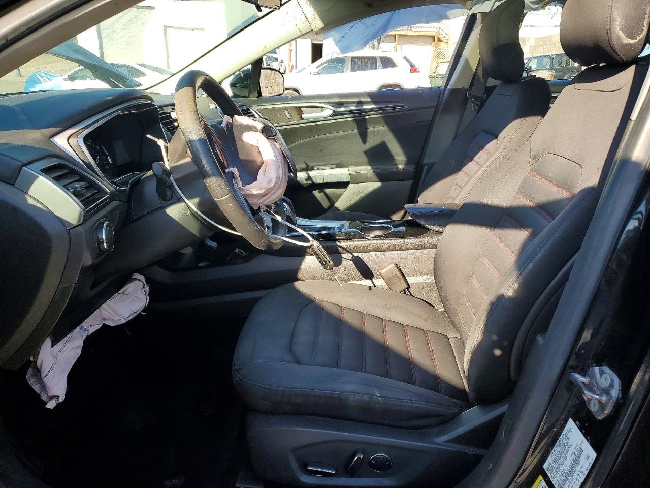 2013 Ford Fusion Se Black vin: 3FA6P0HRXDR116648