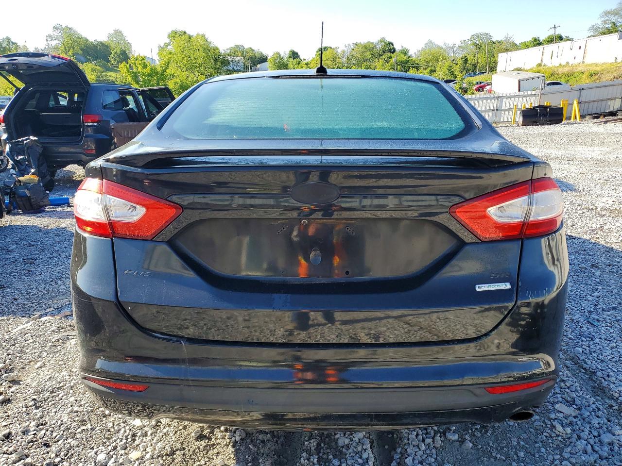 2013 Ford Fusion Se Black vin: 3FA6P0HRXDR116648