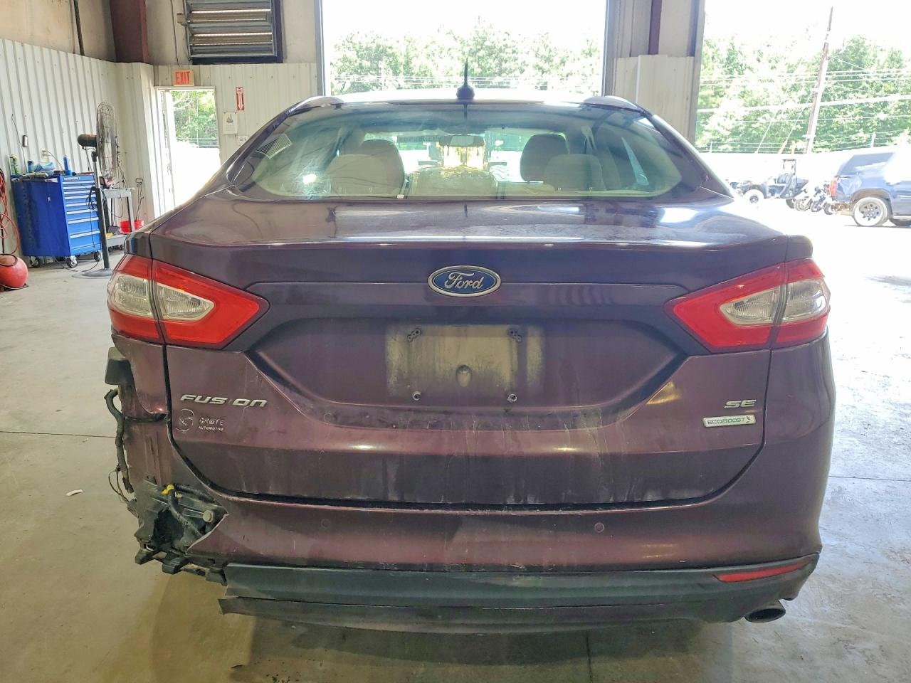 2013 Ford Fusion Se Burgundy vin: 3FA6P0HRXDR150167