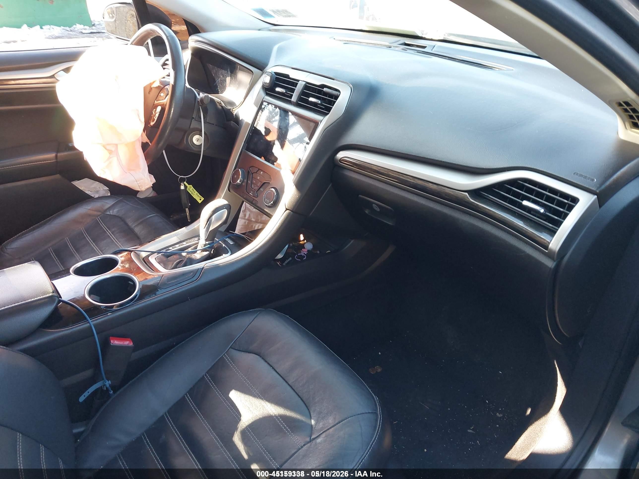2013 Ford Fusion Se Gray vin: 3FA6P0HRXDR166739