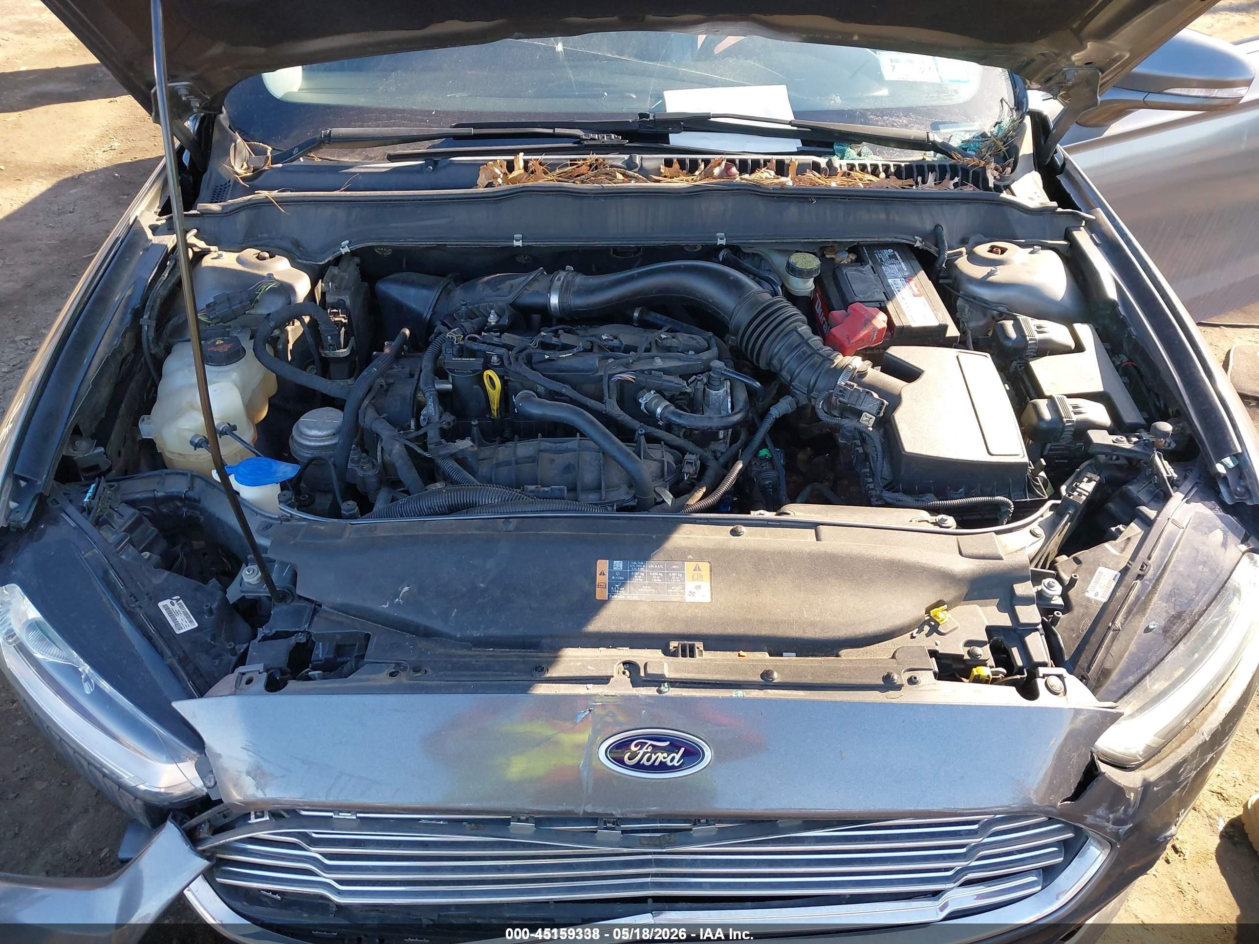 2013 Ford Fusion Se Gray vin: 3FA6P0HRXDR166739