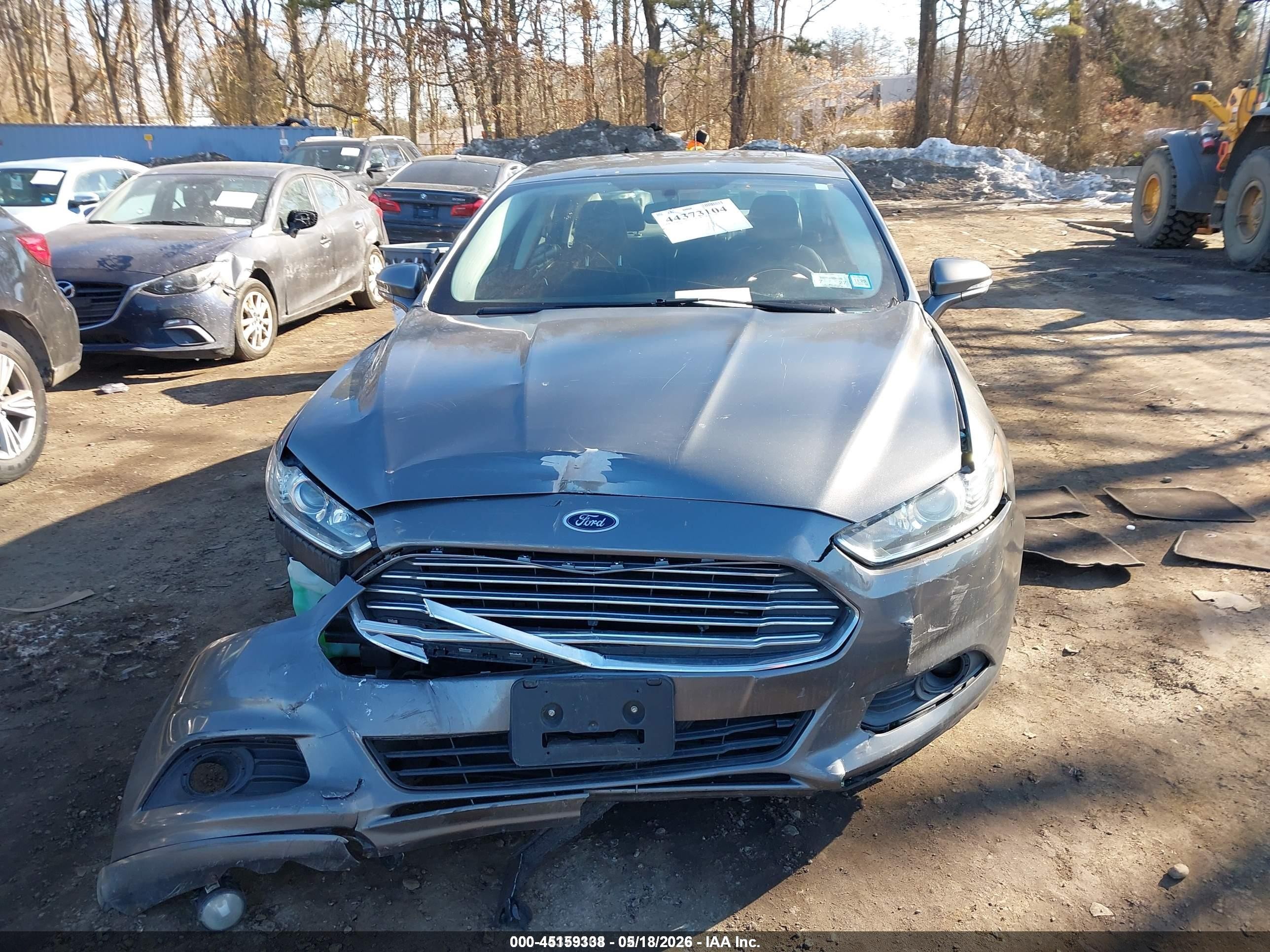 2013 Ford Fusion Se Gray vin: 3FA6P0HRXDR166739