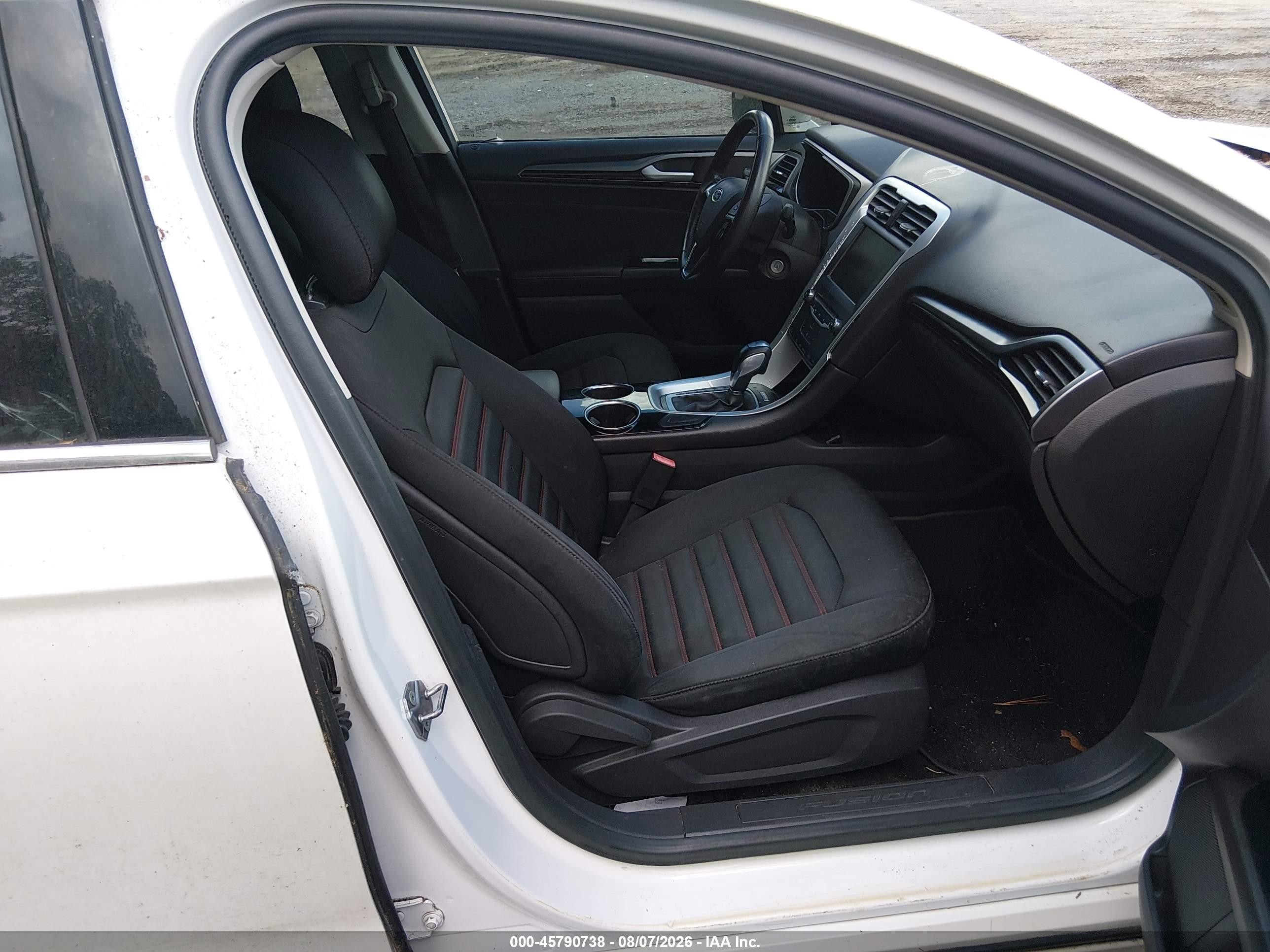 2013 Ford Fusion Se White vin: 3FA6P0HRXDR167549