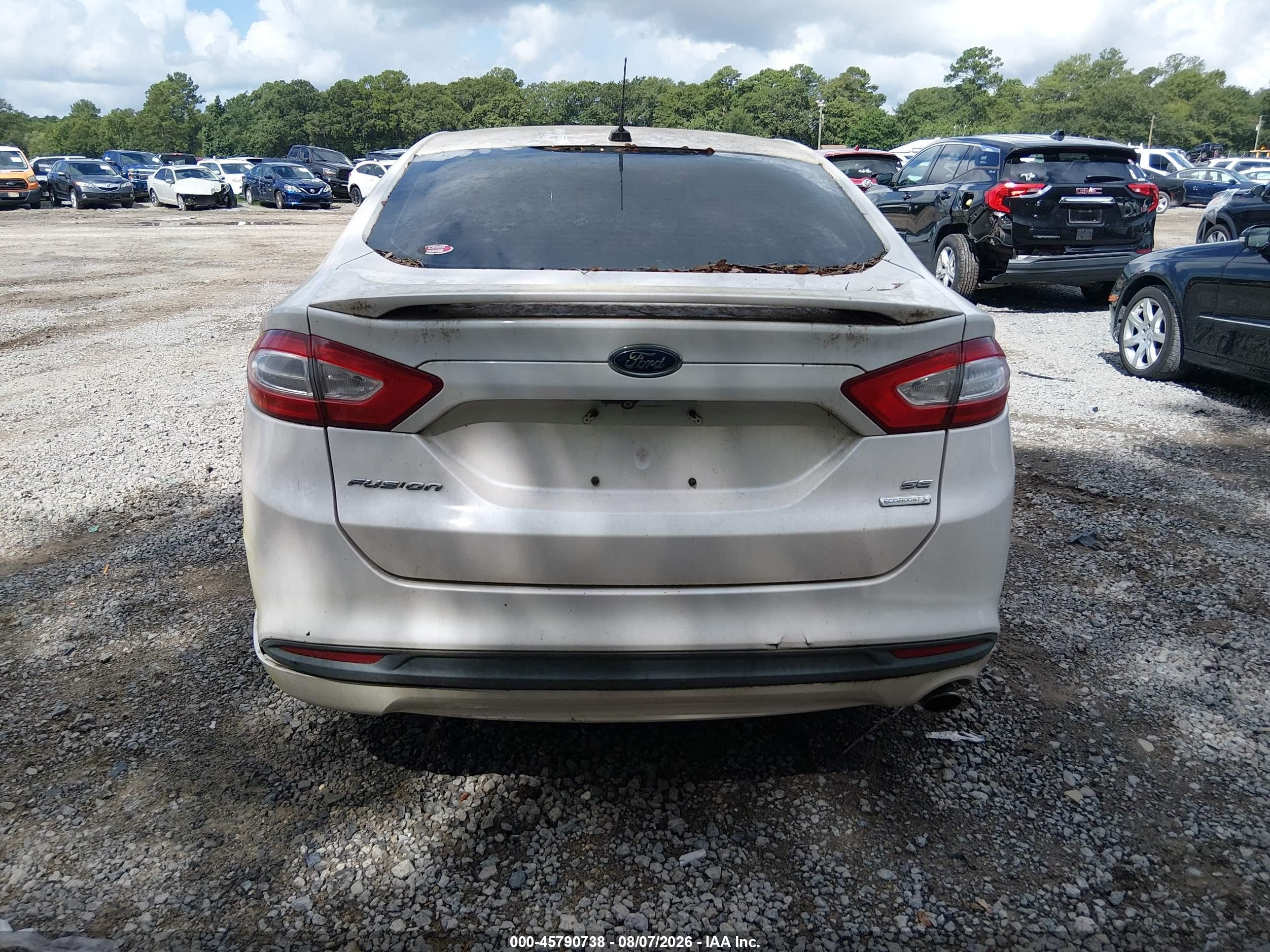 2013 Ford Fusion Se White vin: 3FA6P0HRXDR167549
