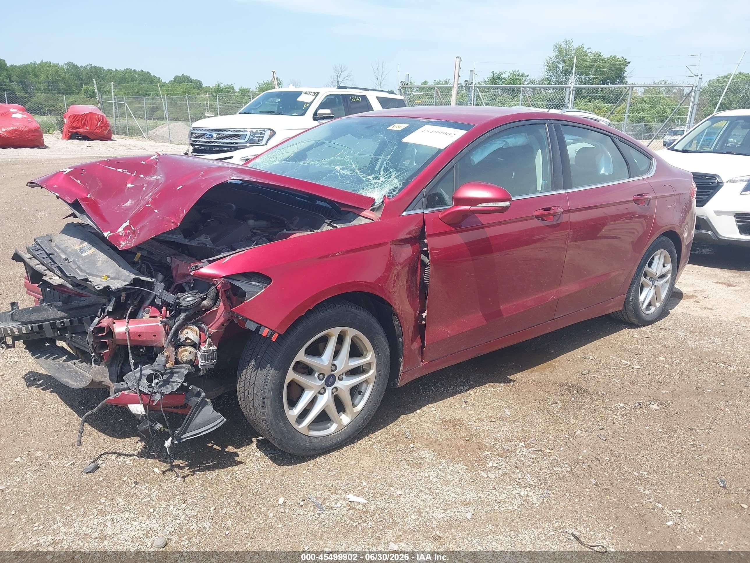 2013 Ford Fusion Se Red vin: 3FA6P0HRXDR168149