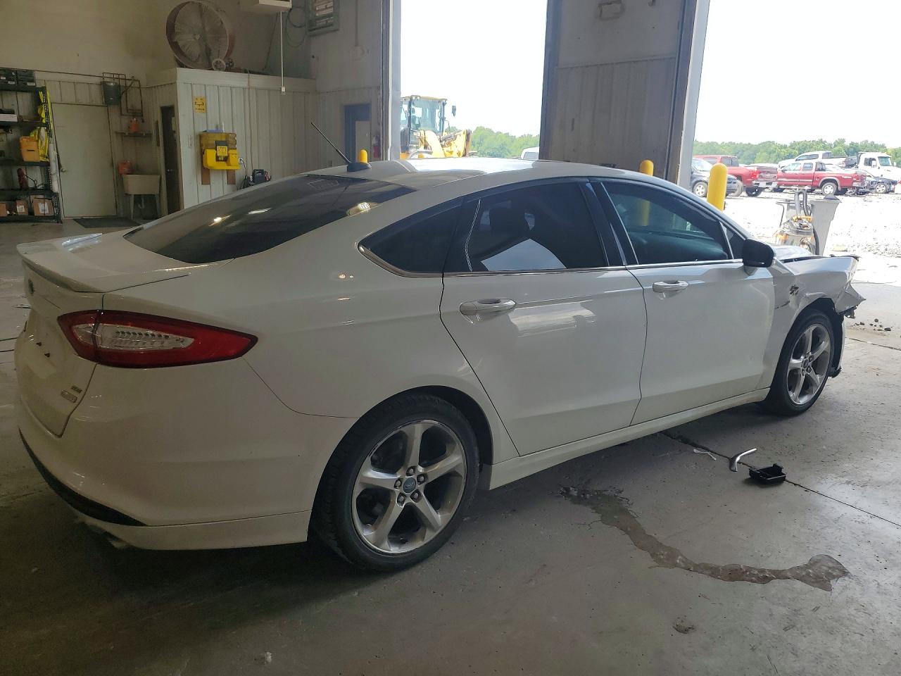 2013 Ford Fusion Se White vin: 3FA6P0HRXDR168880