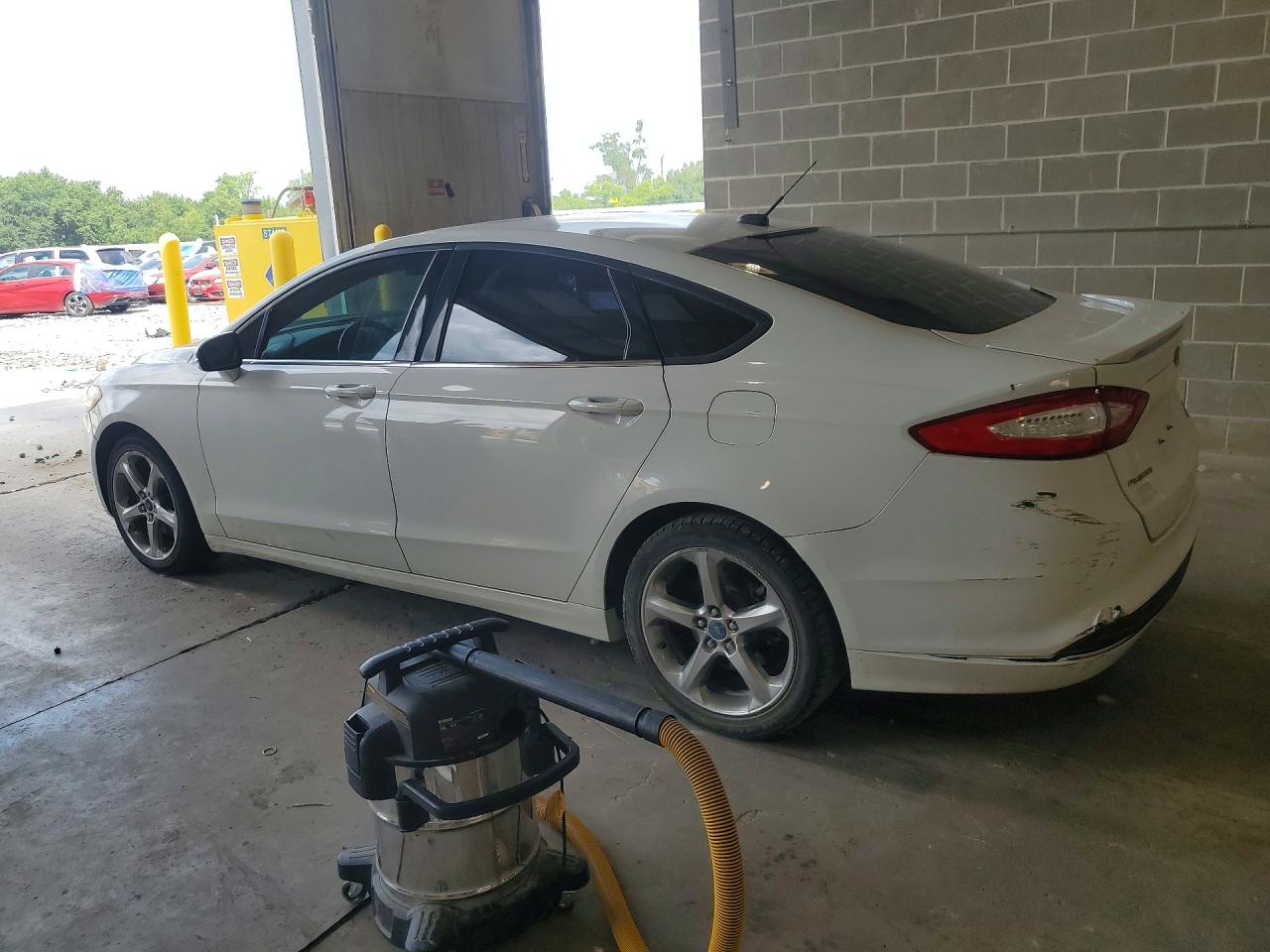2013 Ford Fusion Se White vin: 3FA6P0HRXDR168880