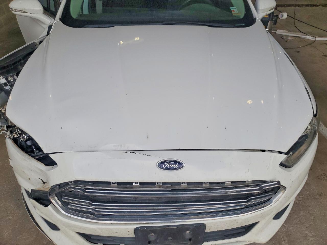 2013 Ford Fusion Se White vin: 3FA6P0HRXDR168880