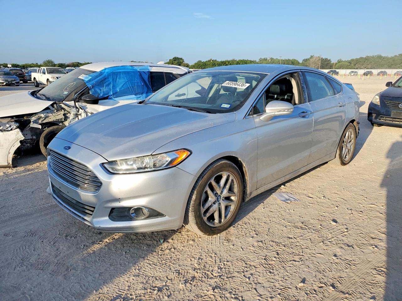 2013 Ford Fusion Se Silver vin: 3FA6P0HRXDR170323