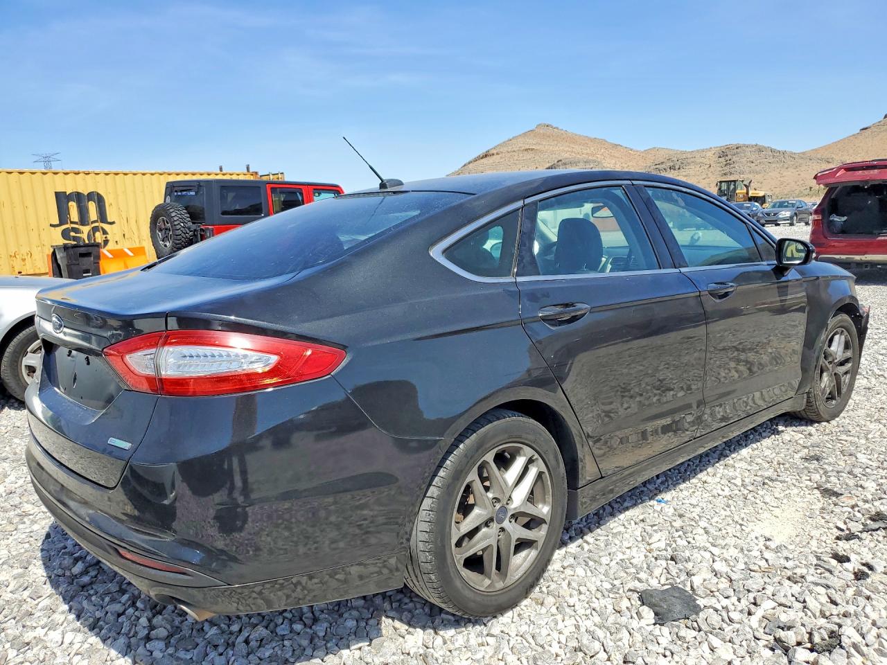 2013 Ford Fusion Se Black vin: 3FA6P0HRXDR185159