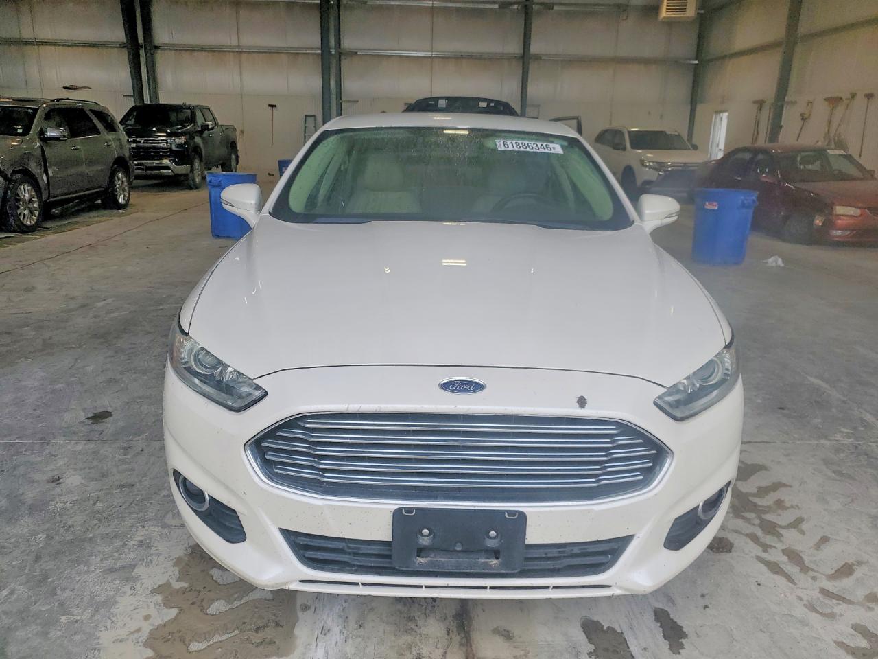 2013 Ford Fusion Se White vin: 3FA6P0HRXDR192161