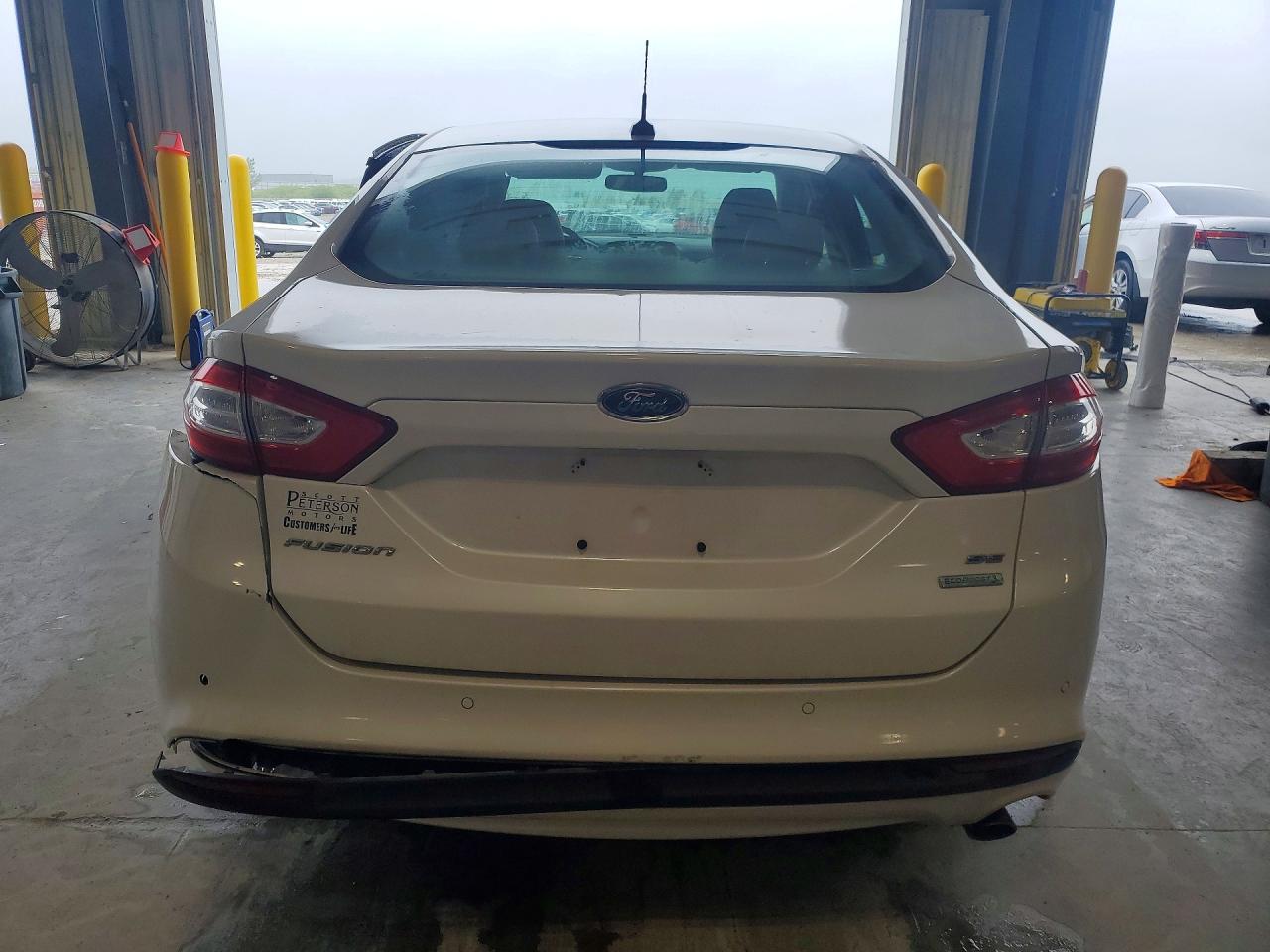 2013 Ford Fusion Se White vin: 3FA6P0HRXDR192161
