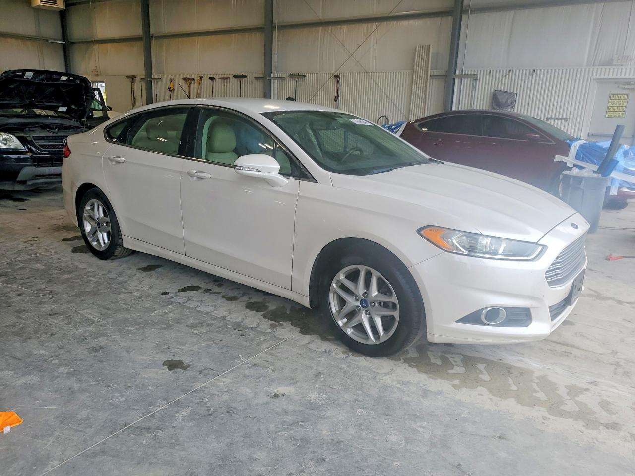 2013 Ford Fusion Se White vin: 3FA6P0HRXDR192161