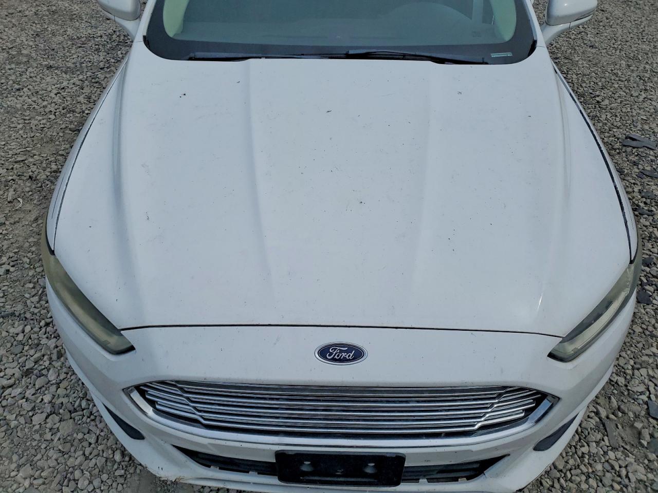 2013 Ford Fusion Se White vin: 3FA6P0HRXDR201277