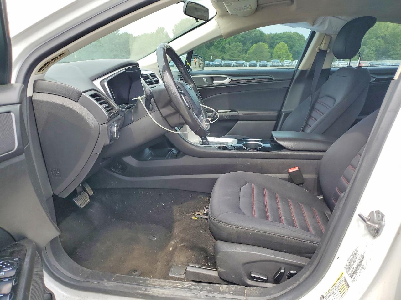 2013 Ford Fusion Se White vin: 3FA6P0HRXDR201277