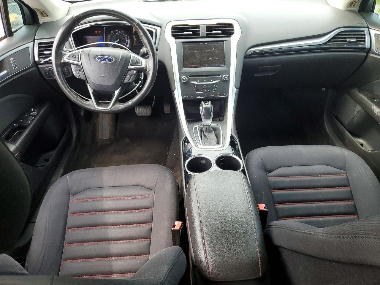 2013 Ford Fusion Se White vin: 3FA6P0HRXDR201277