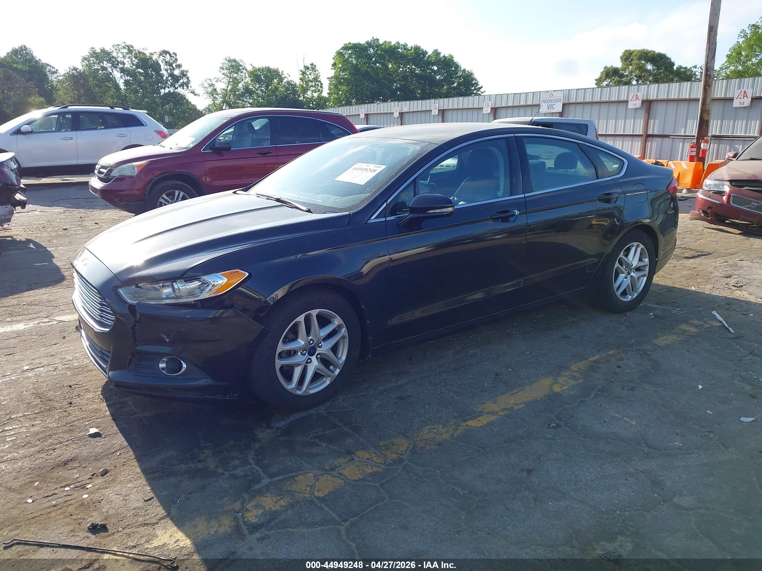2013 Ford Fusion Se Black vin: 3FA6P0HRXDR204468