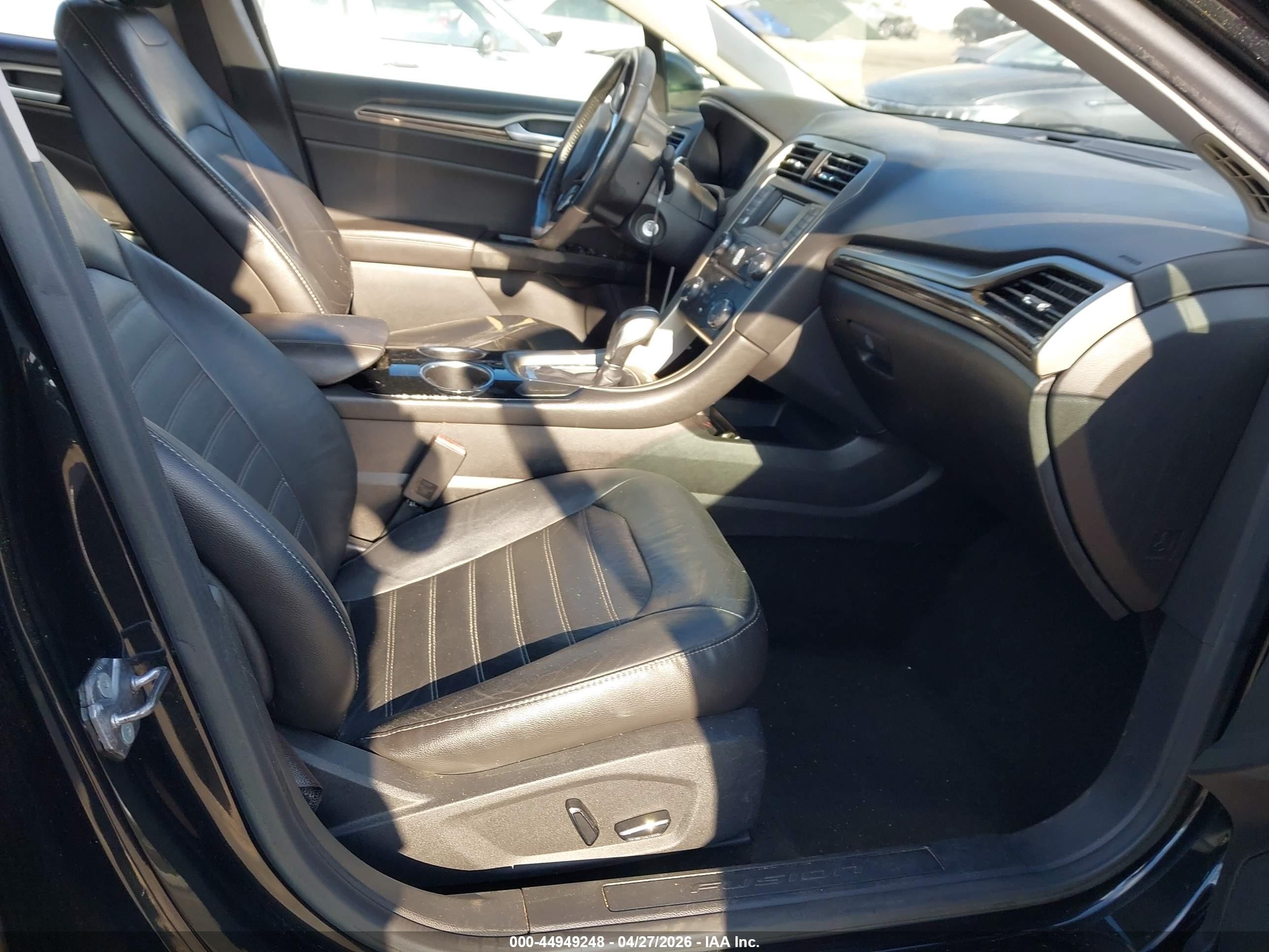 2013 Ford Fusion Se Black vin: 3FA6P0HRXDR204468
