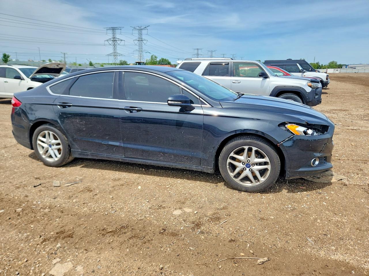 2013 Ford Fusion Se Black vin: 3FA6P0HRXDR221187