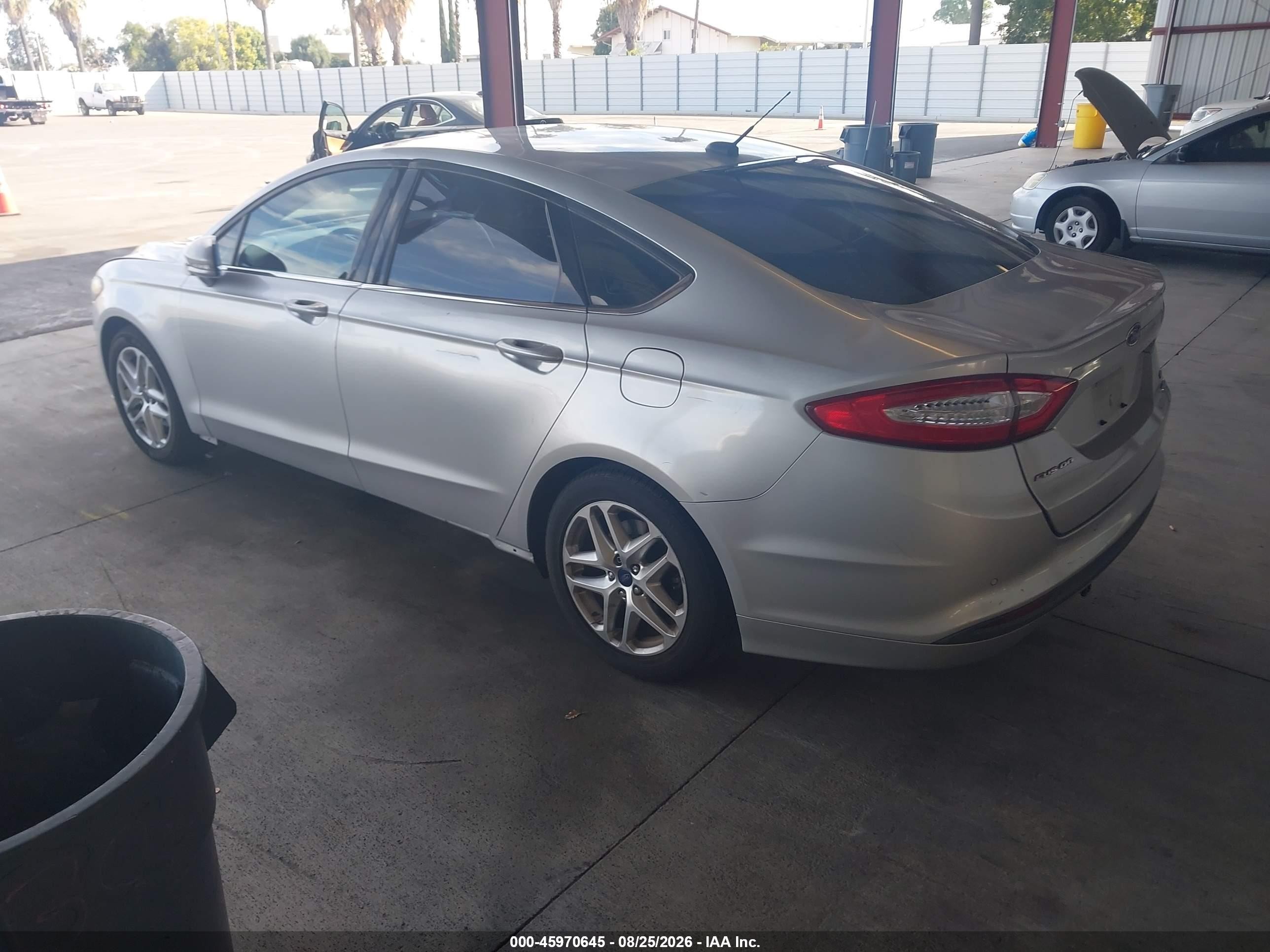 2013 Ford Fusion Se Silver vin: 3FA6P0HRXDR221917