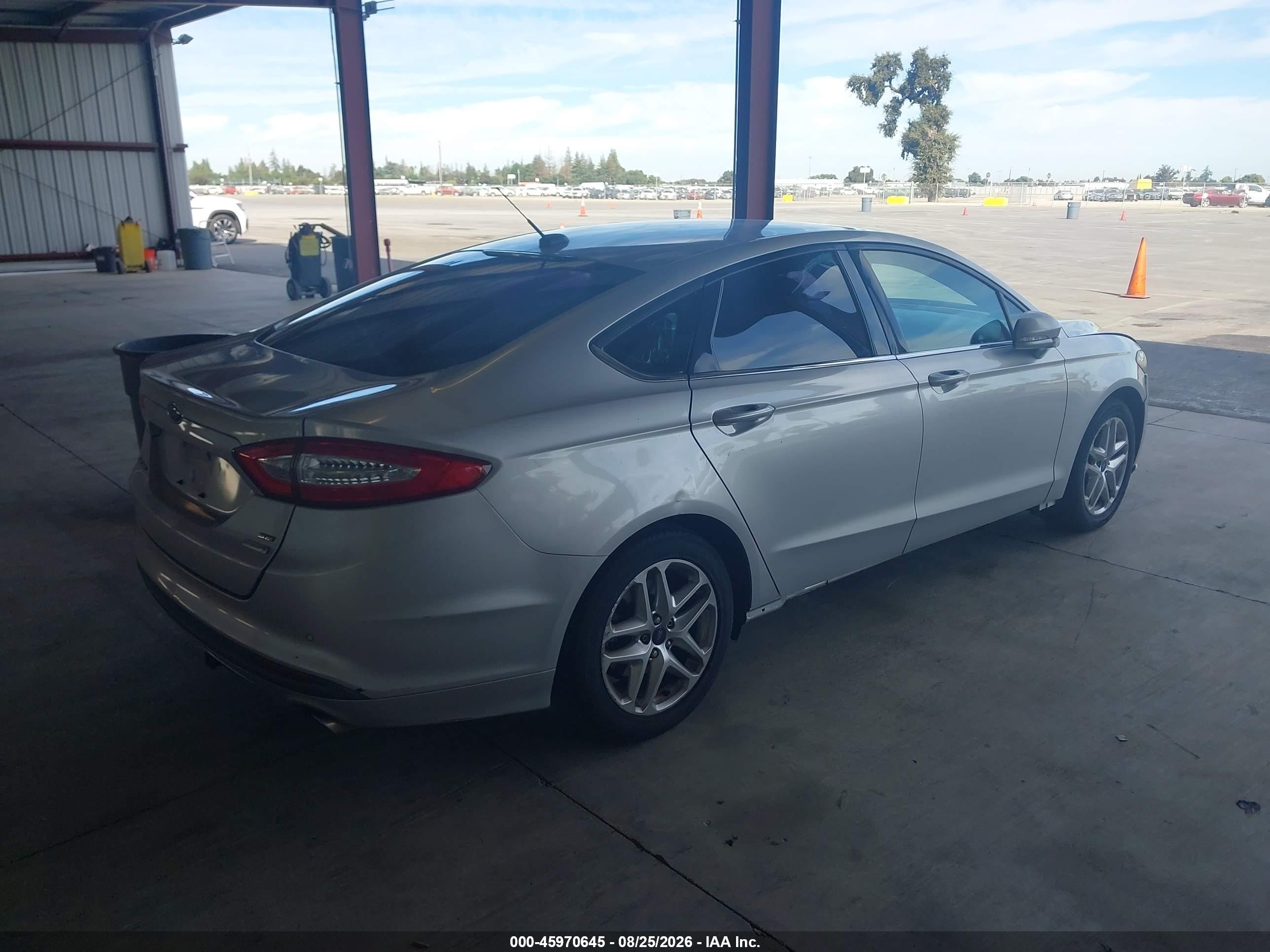 2013 Ford Fusion Se Silver vin: 3FA6P0HRXDR221917