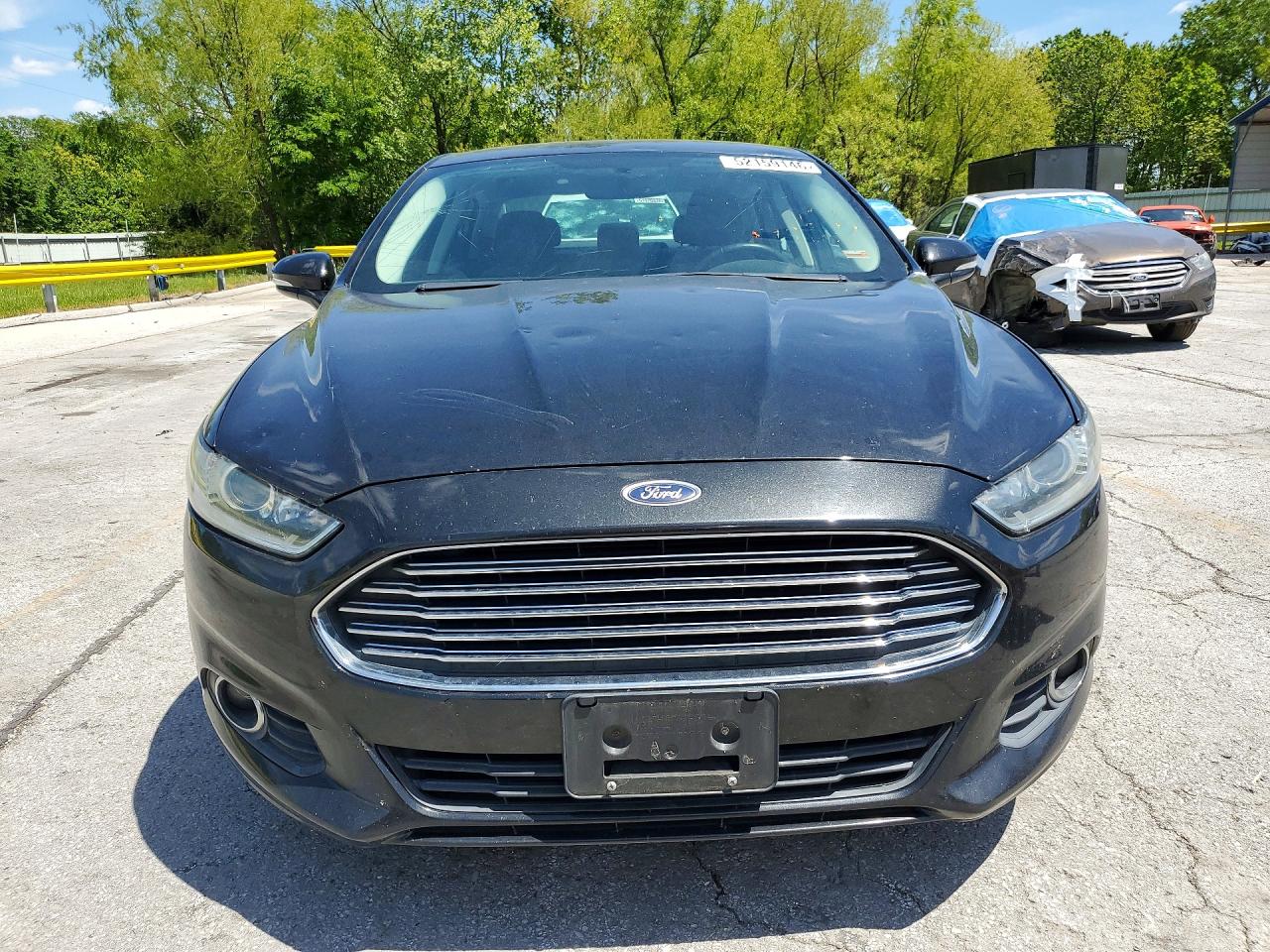 2013 Ford Fusion Se Black vin: 3FA6P0HRXDR224400