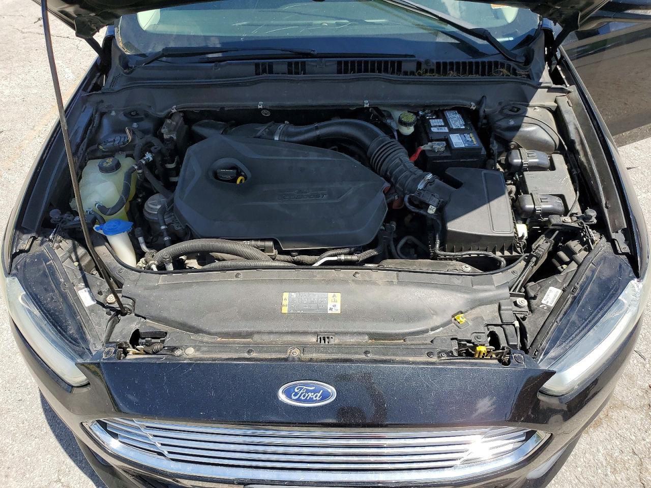 2013 Ford Fusion Se Black vin: 3FA6P0HRXDR224400