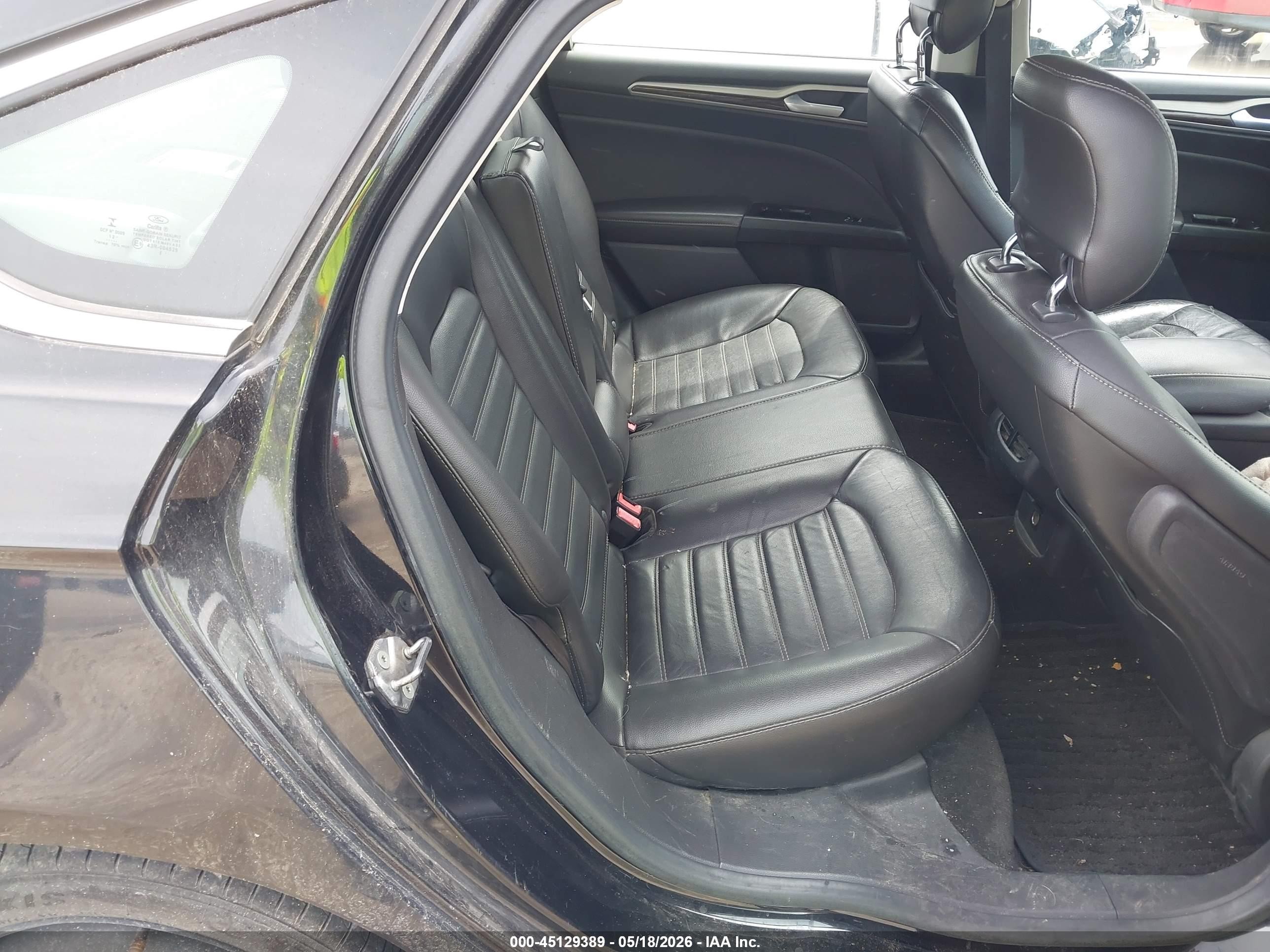 2013 Ford Fusion Se Black vin: 3FA6P0HRXDR230519