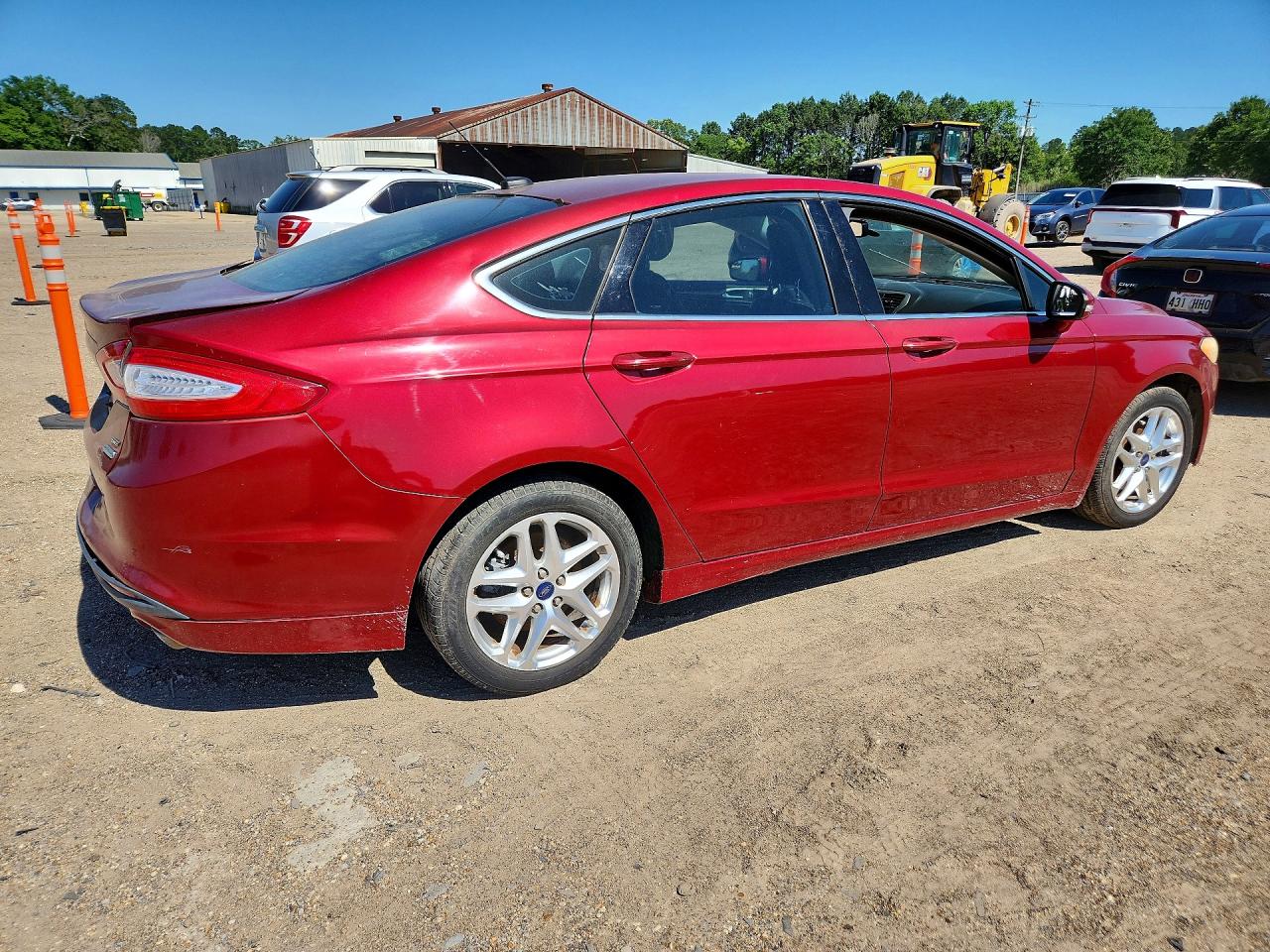 2013 Ford Fusion Se Red vin: 3FA6P0HRXDR234618