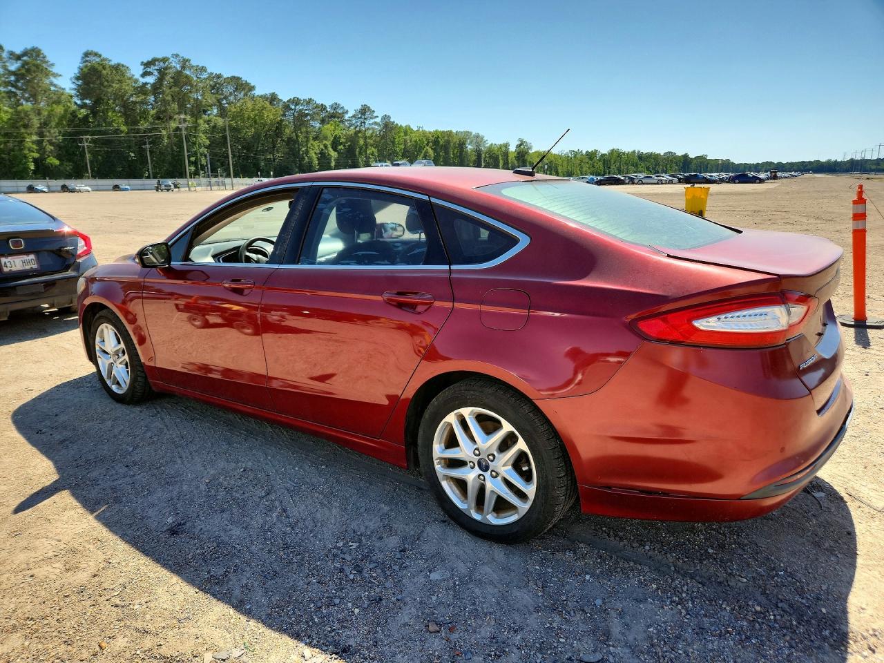 2013 Ford Fusion Se Red vin: 3FA6P0HRXDR234618