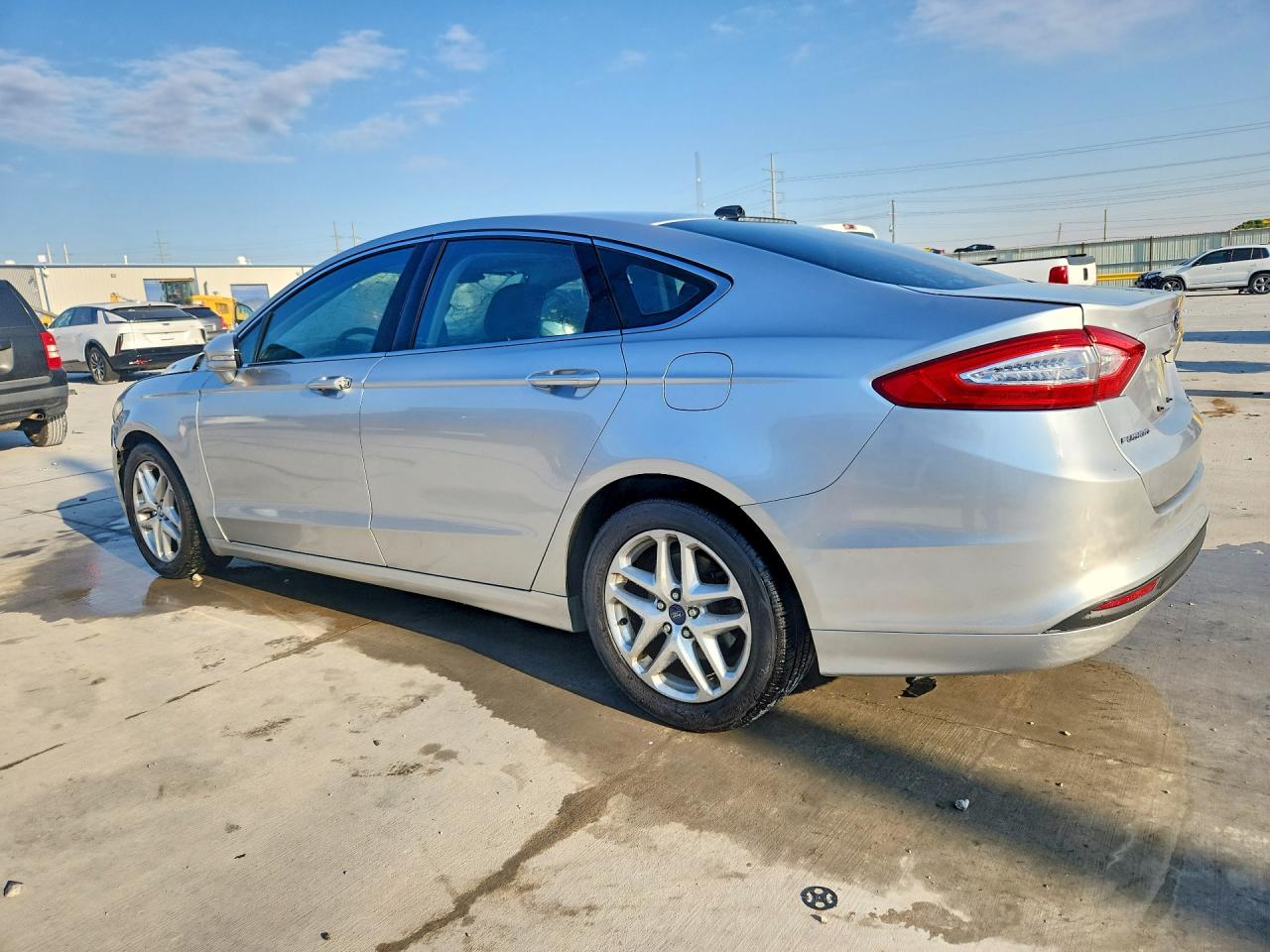 2013 Ford Fusion Se Silver vin: 3FA6P0HRXDR236546