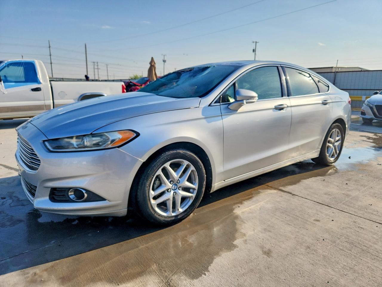 2013 Ford Fusion Se Silver vin: 3FA6P0HRXDR236546