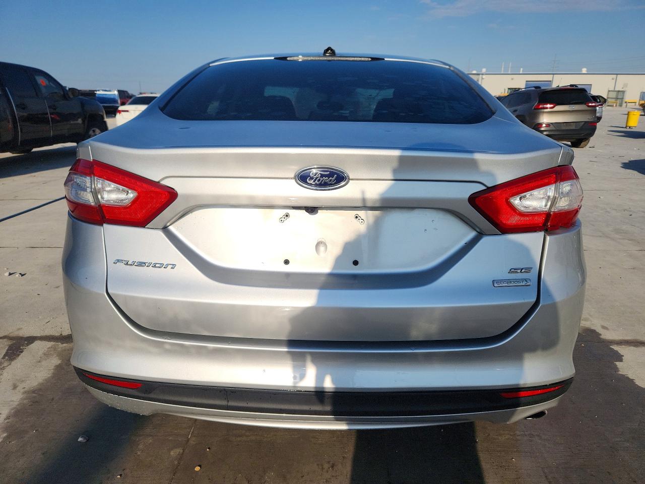 2013 Ford Fusion Se Silver vin: 3FA6P0HRXDR236546