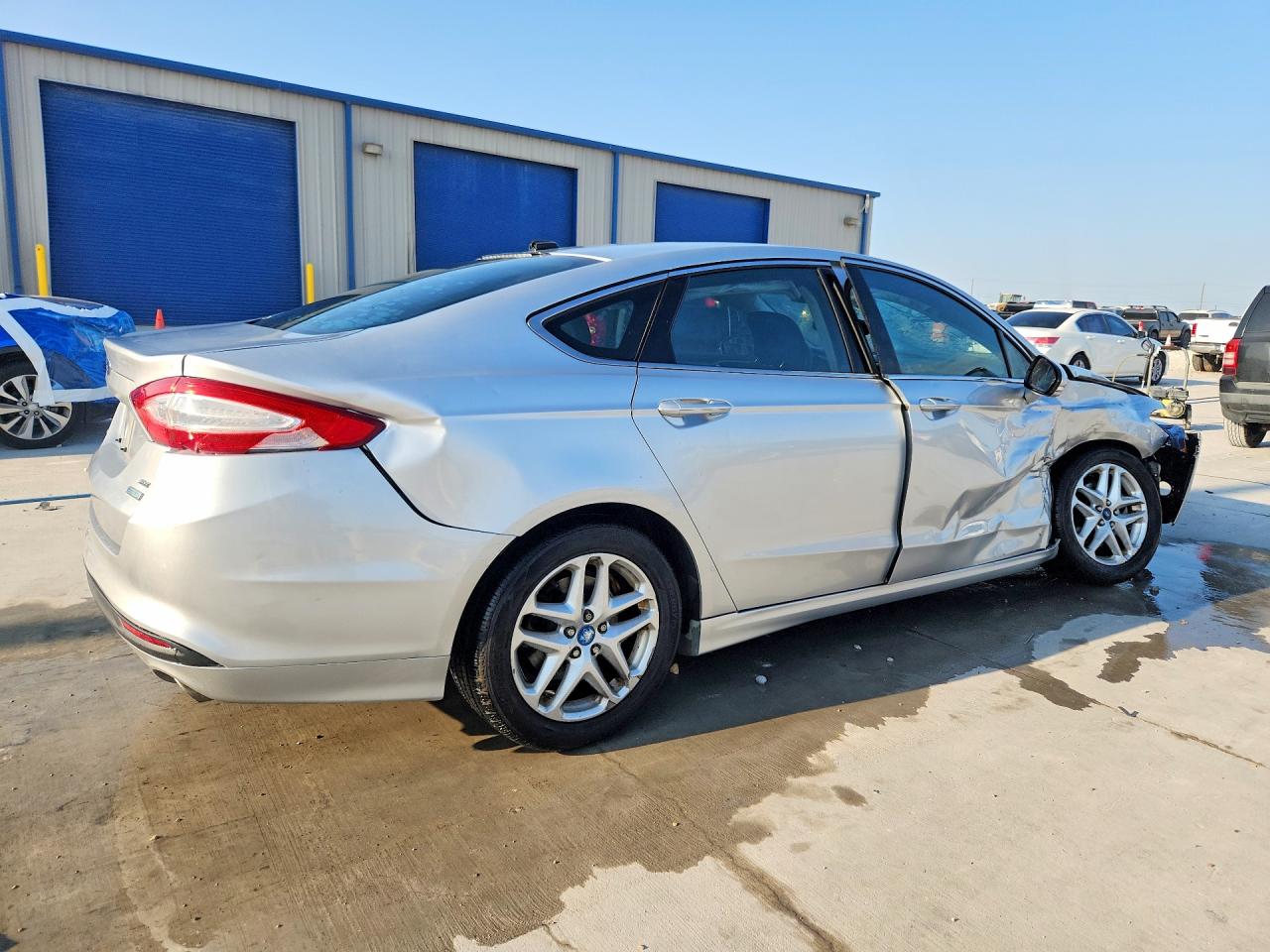2013 Ford Fusion Se Silver vin: 3FA6P0HRXDR236546