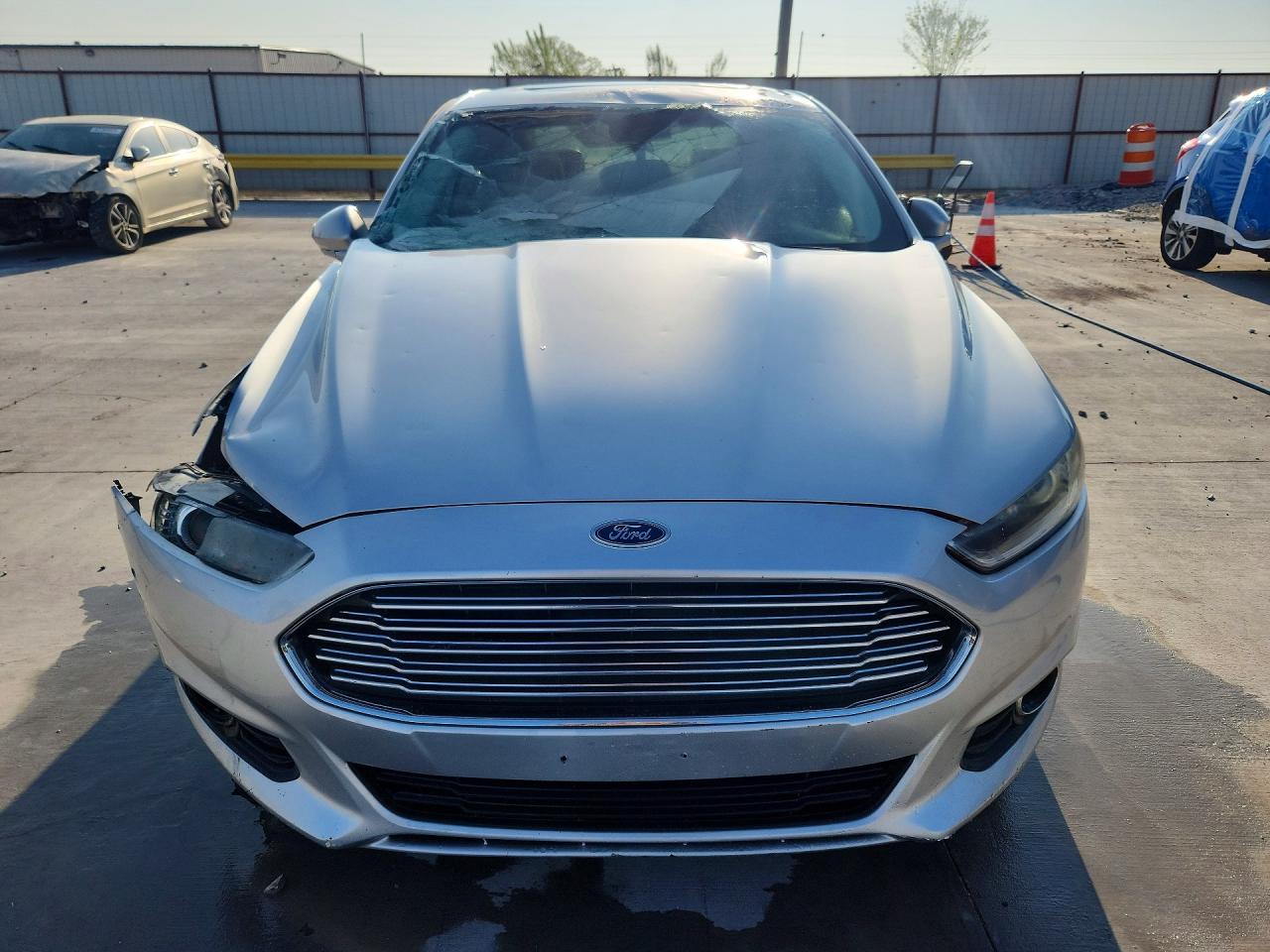 2013 Ford Fusion Se Silver vin: 3FA6P0HRXDR236546