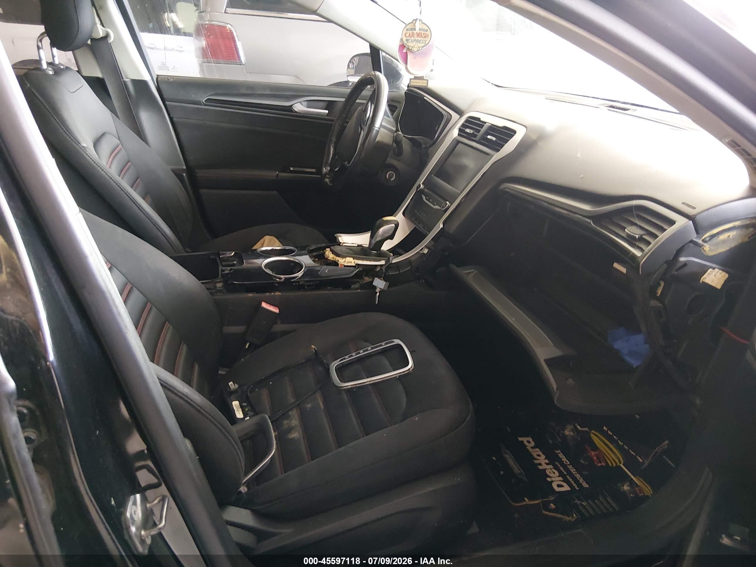 2013 Ford Fusion Se Black vin: 3FA6P0HRXDR252424