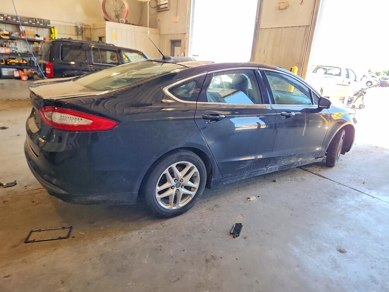 2013 Ford Fusion Se Black vin: 3FA6P0HRXDR259650