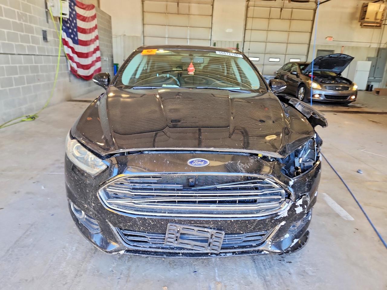 2013 Ford Fusion Se Black vin: 3FA6P0HRXDR259650