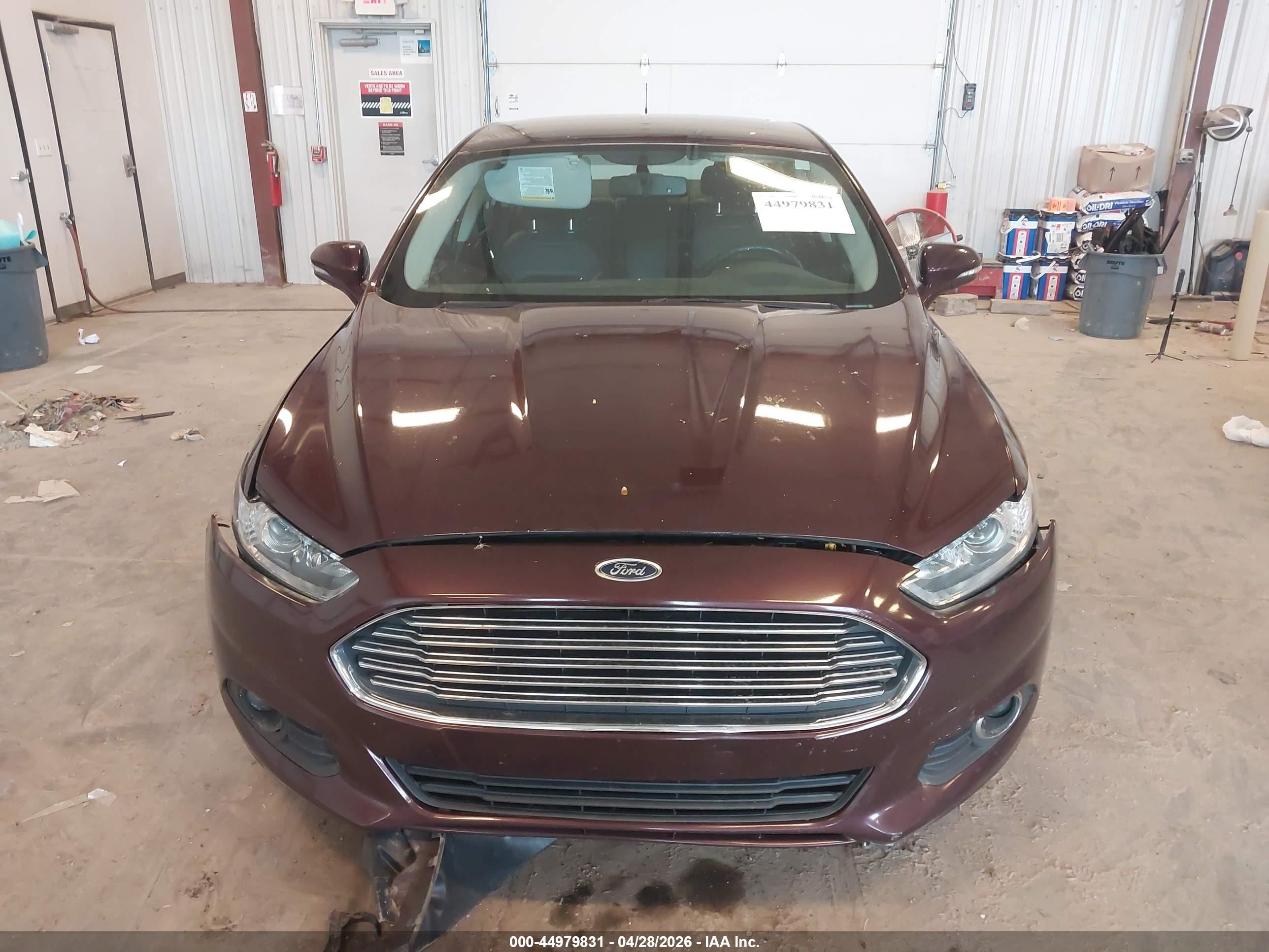 2013 Ford Fusion Se Burgundy vin: 3FA6P0HRXDR275010