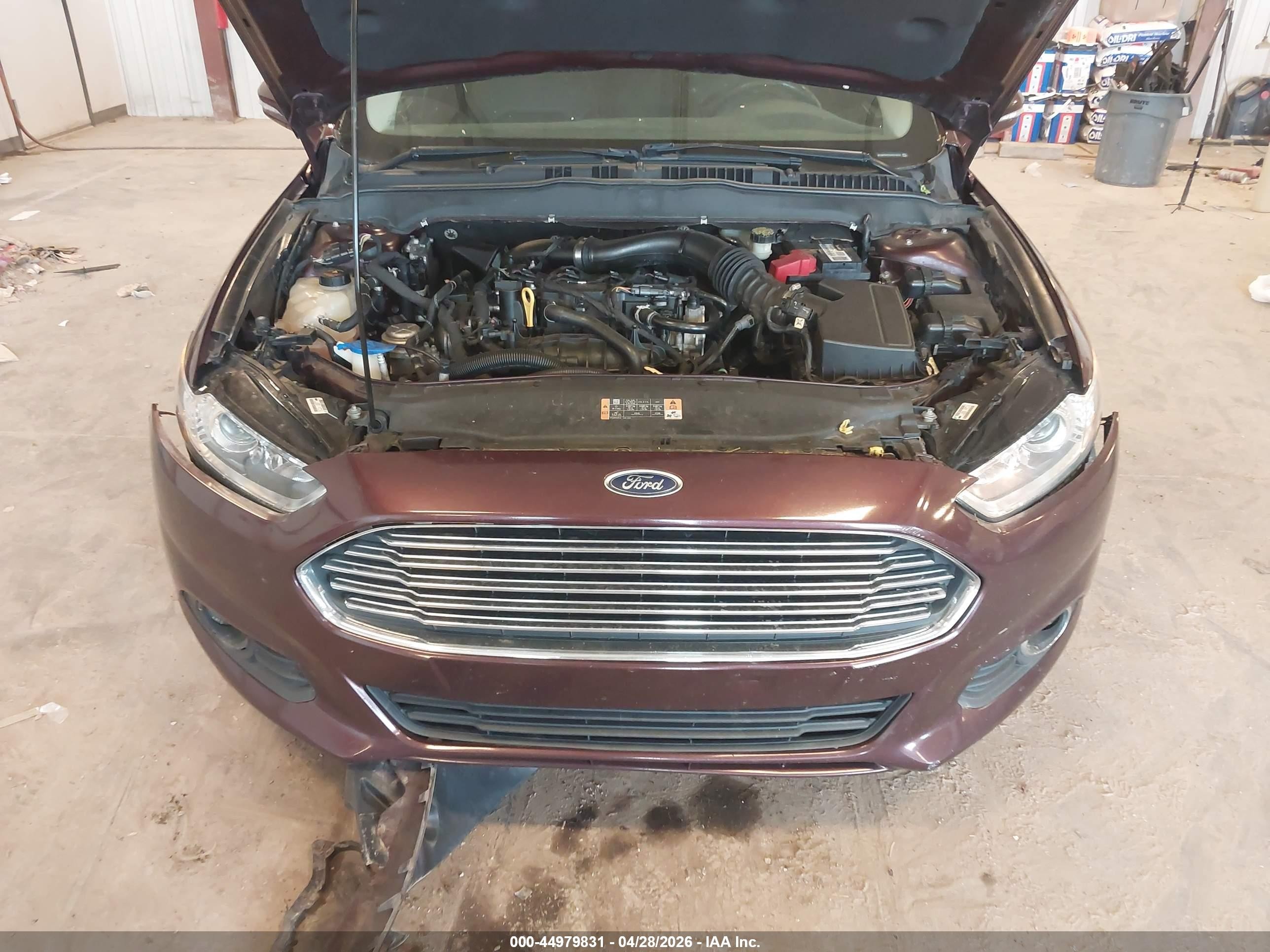 2013 Ford Fusion Se Burgundy vin: 3FA6P0HRXDR275010