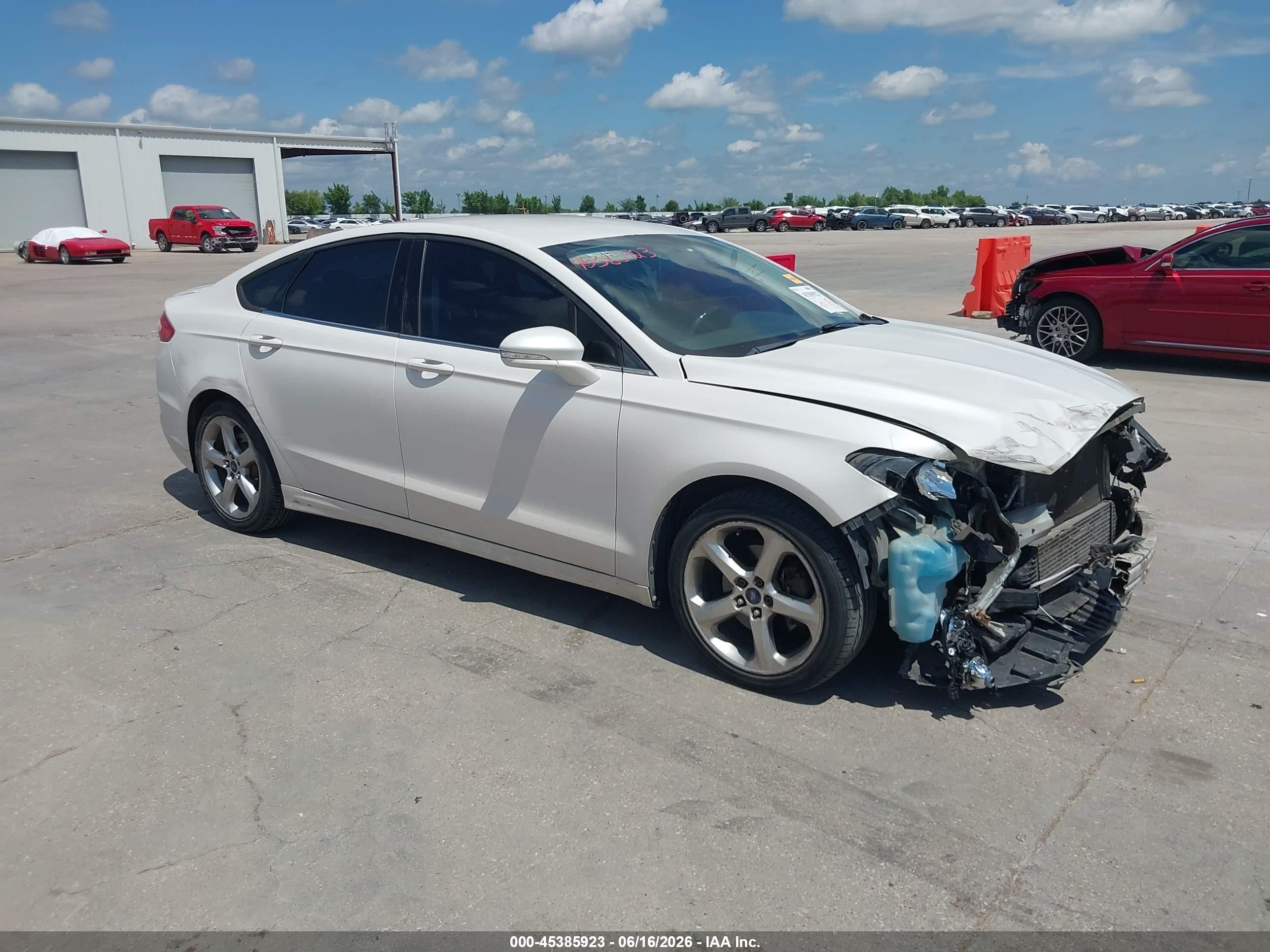 2013 Ford Fusion Se White vin: 3FA6P0HRXDR278005