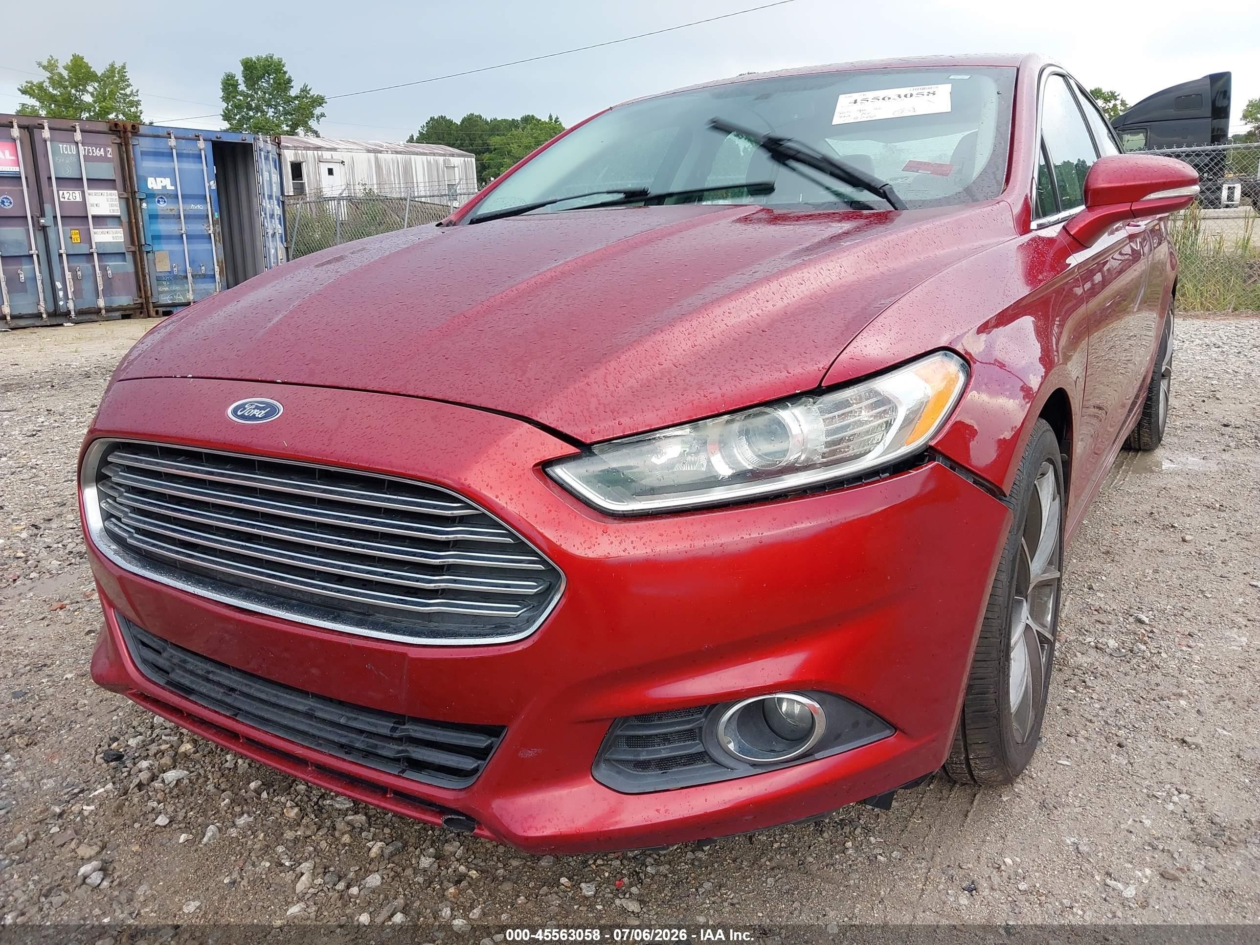 2013 Ford Fusion Se Burgundy vin: 3FA6P0HRXDR317885