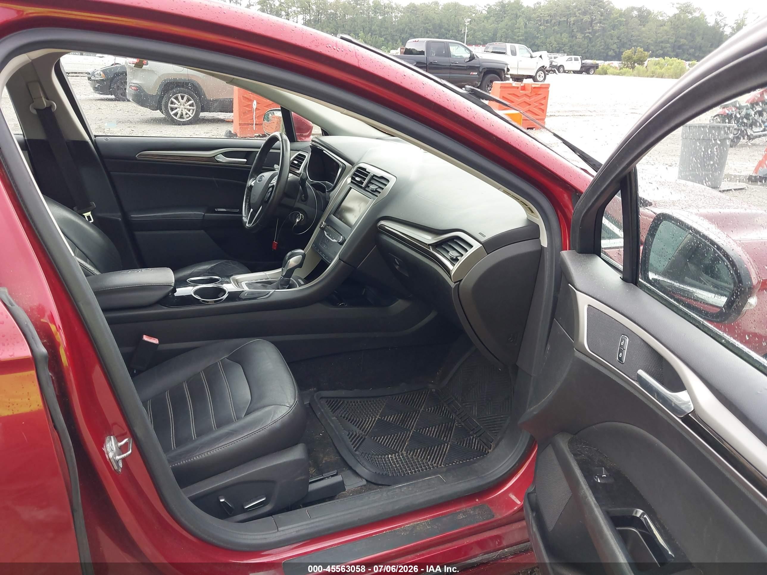 2013 Ford Fusion Se Burgundy vin: 3FA6P0HRXDR317885