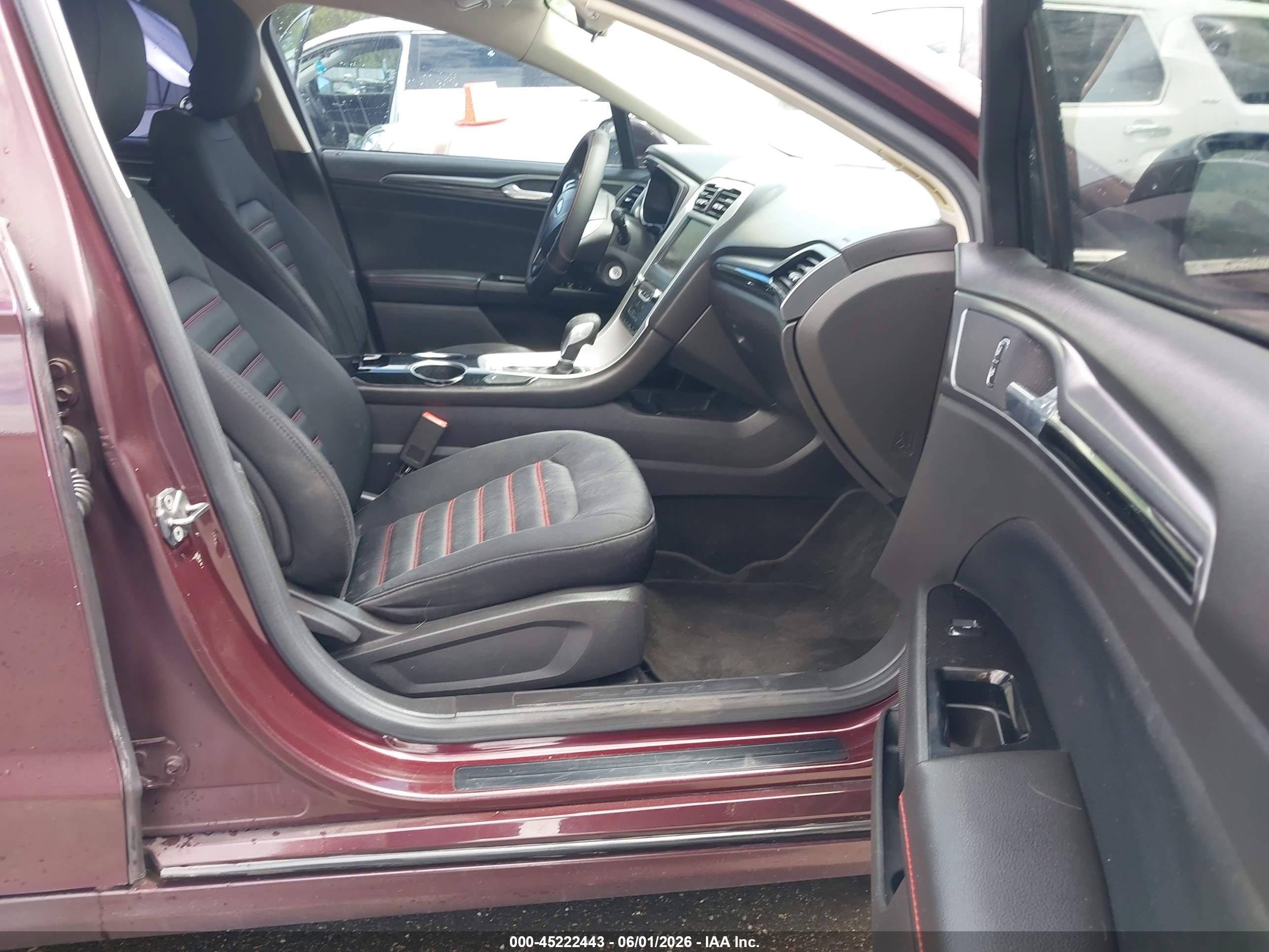 2013 Ford Fusion Se Бордовый vin: 3FA6P0HRXDR324335