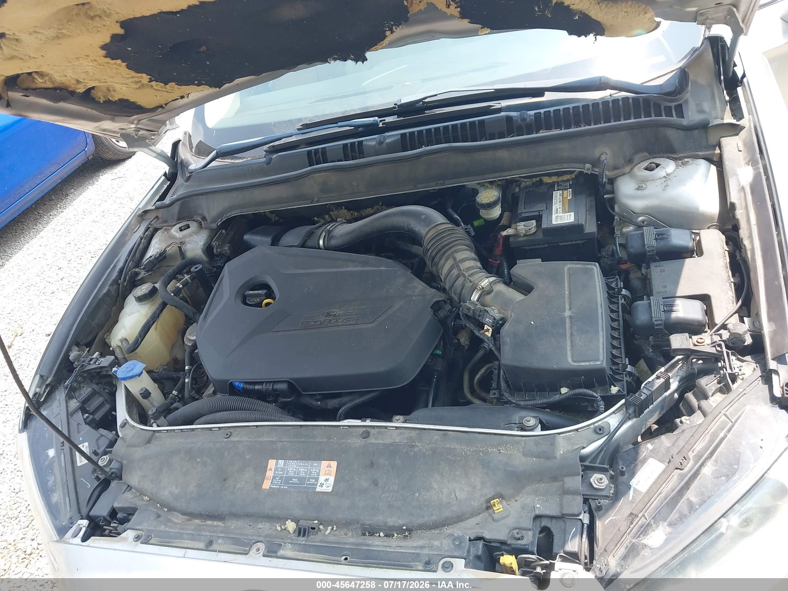 2013 Ford Fusion Se Silver vin: 3FA6P0HRXDR340745